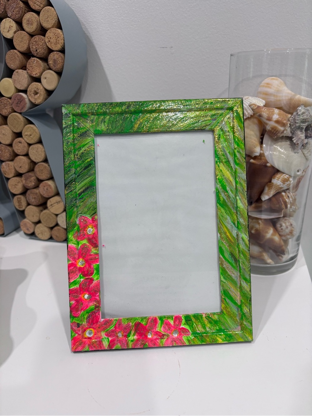 Hand-Painted 🎨 Decorative Photo Frame | “In Bloom” 🌸 - Picture 3 of 3